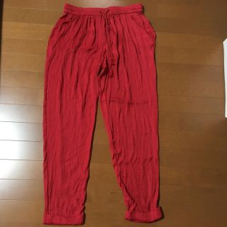 ザラ(ZARA)の夏用 サラサラパンツ(クロップドパンツ)