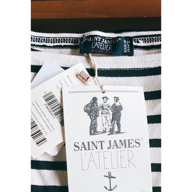 SAINT JAMES(セントジェームス)の最終値下げ‼︎新品未使用 セントジェームズ ウエッソン  長袖 レディースのトップス(カットソー(長袖/七分))の商品写真