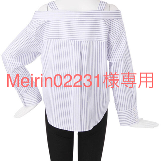 ムルーア(MURUA)の新品定価6264ロングベルトオフショルシャツ(シャツ/ブラウス(長袖/七分))