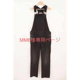 ステラマッカートニー(Stella McCartney)のステラマッカートニー デニム サロペット オーバーオール 黒 サイズ38(サロペット/オーバーオール)