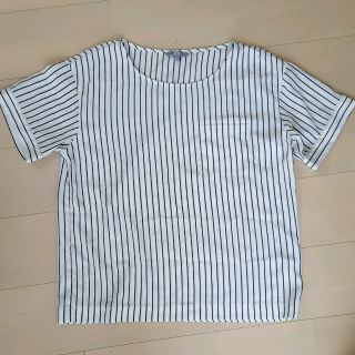 ユニクロ(UNIQLO)のお値下げ！！ユニクロ　ストライプトップス(カットソー(半袖/袖なし))