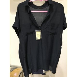 サンカンシオン(3can4on)のこけたグッドばり様専用♡スキッパーシャツ(シャツ/ブラウス(半袖/袖なし))