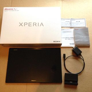 ソニー(SONY)の☆美品！docomo ドコモ Xperia Z2 SO-05F 黒色 ブラック(タブレット)