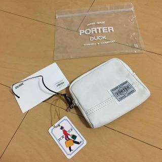 ポーター(PORTER)のPORTER 小銭入れ ホワイト 新品未使用(コインケース/小銭入れ)