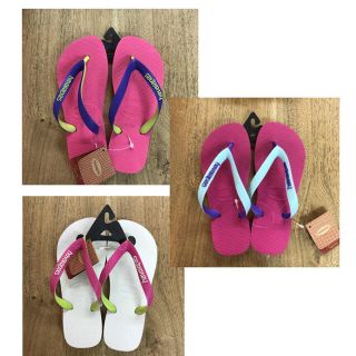 ハワイアナス(havaianas)の033★様専用 ハワイアナス ビーチサンダル1点 23.5センチ(ビーチサンダル)