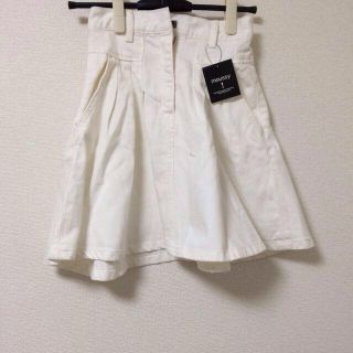 マウジー(moussy)のタックデニムスカート(ミニスカート)