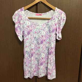 エルディーエス(LDS)の◆美品◆L.D.S 花柄 Tシャツ ピンク パープル(Tシャツ(半袖/袖なし))