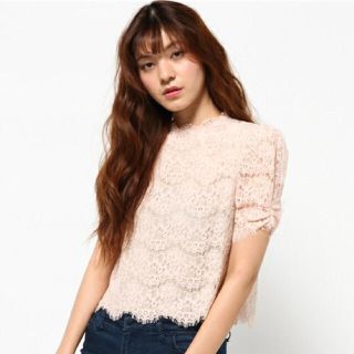 ジルスチュアート(JILLSTUART)のタグ付き未使用   ジルスチュアート  リリアンレースブラウス(シャツ/ブラウス(半袖/袖なし))