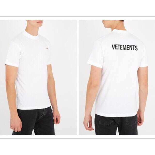 注目 White Vetements Basic T-Shirt 'Staff' Tシャツ/カットソー(半袖/袖なし)