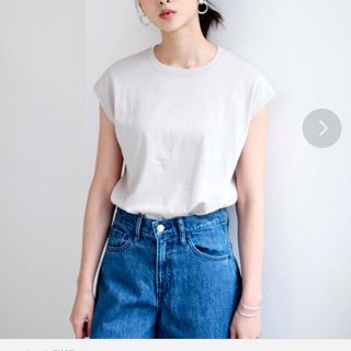 アズールバイマウジー(AZUL by moussy)のオーガニックコットンフレンチスリーブ(Tシャツ(半袖/袖なし))