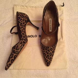 マノロブラニク(MANOLO BLAHNIK)のHMK125さん専用☆MANOLO BLAHNIKのメリージェーンサイズ40(ハイヒール/パンプス)