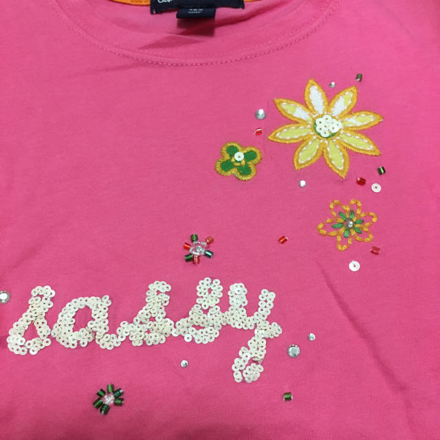 GAP(ギャップ)のきれいめ！GAP ピンク Tシャツ 120 キッズ/ベビー/マタニティのキッズ服女の子用(90cm~)(Tシャツ/カットソー)の商品写真