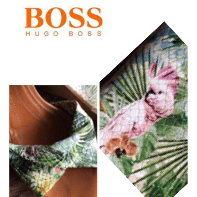 BOSS(ボス)のBOSS ORANGE 値下げトロピカルなウエッジサンダル レディースの靴/シューズ(サンダル)の商品写真