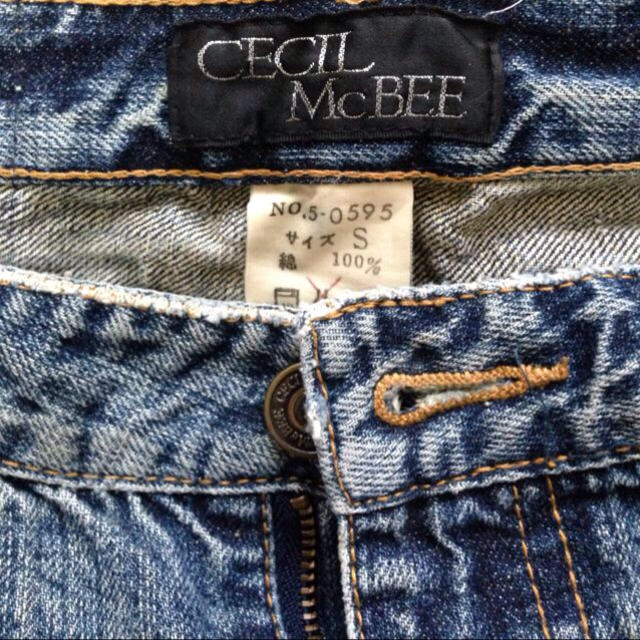 CECIL McBEE(セシルマクビー)のCECILMcBEEデニムスカート レディースのスカート(ミニスカート)の商品写真