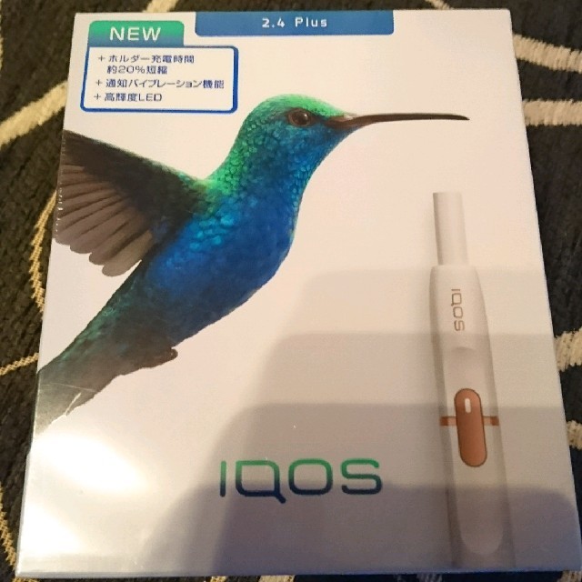 iQOS アイコス 本体 ネイビー 2.4plus 新型 レシート 新品 未使用