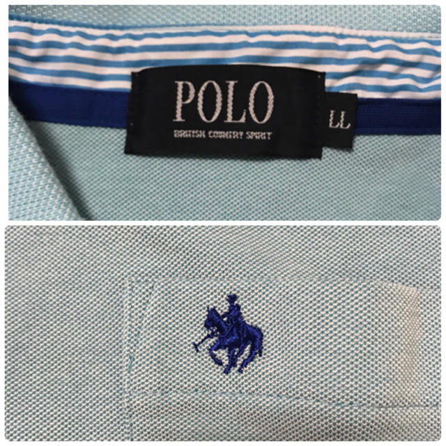Polo Club(ポロクラブ)のPOLO ポロシャツ 美品 LLサイズ メンズのトップス(ポロシャツ)の商品写真