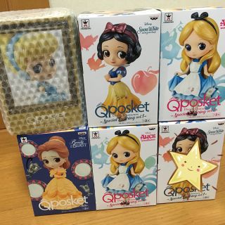 ディズニー(Disney)の週末限定お値下げ！Qposketアリス/白雪姫/ベル/シンデレラ残り5体(アニメ/ゲーム)