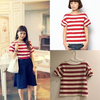 ドットアンドストライプスチャイルドウーマン(Dot&Stripes CHILDWOMAN)の田中里奈ちゃん着用 トップス(カットソー(半袖/袖なし))