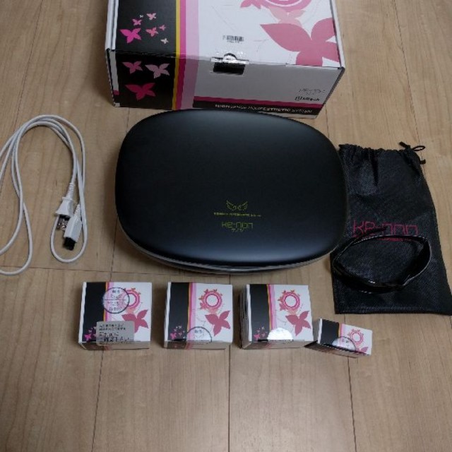 お気に入りの ケノンつや消しブラック Ver.6.2 眉毛脱毛器付 脱毛/除毛