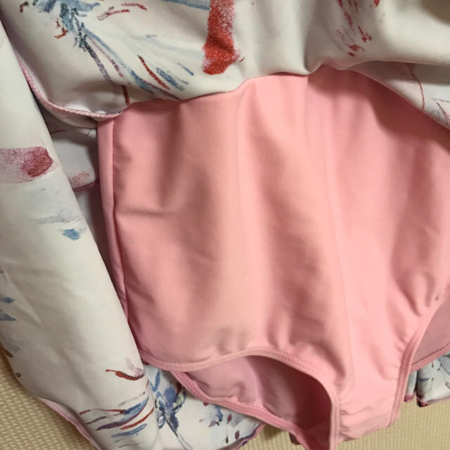 水着 体型カバー 花柄 ピンク レディースの水着/浴衣(水着)の商品写真