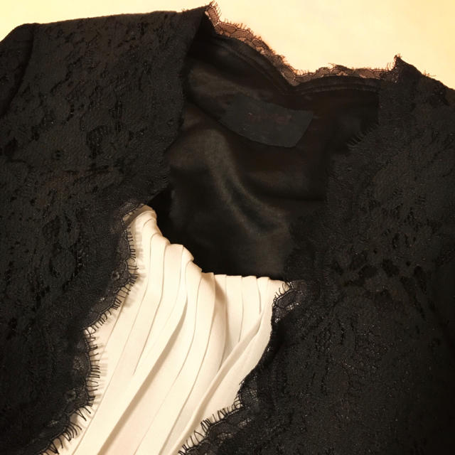 SNIDEL(スナイデル)のsnidel♡レースショートジャケット♡結婚式+° レディースのジャケット/アウター(ノーカラージャケット)の商品写真