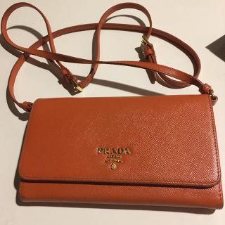 プラダ(PRADA)の【もかちーさま専用】プラダ ショルダー長財布(財布)