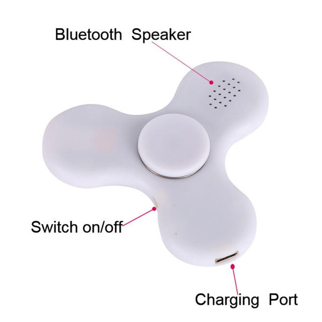 光る！Bluetooth音楽！ハンドスピナー！ スマホ/家電/カメラのオーディオ機器(スピーカー)の商品写真