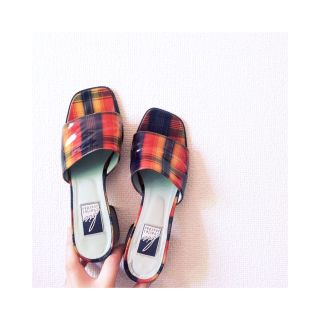 マザー(mother)のcheck motif sandal(サンダル)