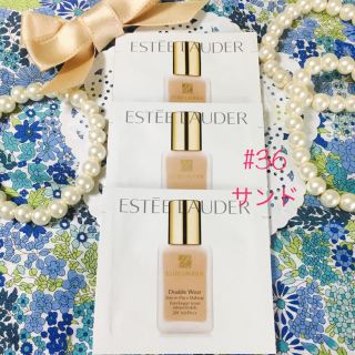 エスティローダー(Estee Lauder)の新品✳︎エスティローダー ダブルウェアサンプル♯36 サンド 3個セット(ファンデーション)