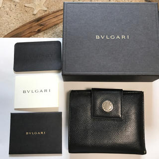 ブルガリ(BVLGARI)のBVLGARI ブルガリ 財布 ブラック 付属品付き(折り財布)