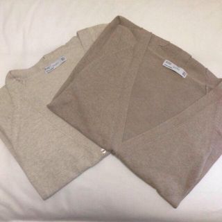 ザラ(ZARA)のZARA ロングカーディガン2枚セット(カーディガン)