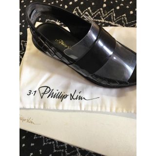 スリーワンフィリップリム(3.1 Phillip Lim)の最終お値下げ！ 3.1 Phillip Lim クリアサンダル(サンダル)