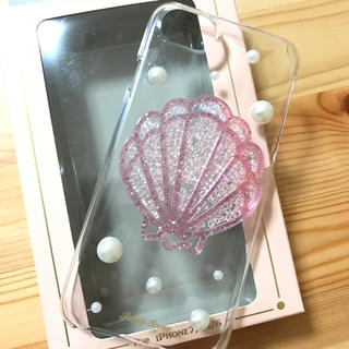 ハニーサロン(Honey Salon)のハニーサロン購入 Party Scene♡シェルビーズ iPhoneケース(モバイルケース/カバー)