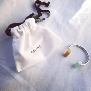 セリーヌ(celine)の【7月末までお値下げ】【超美品】【希少】CELINE セリーヌ バングル(ブレスレット/バングル)