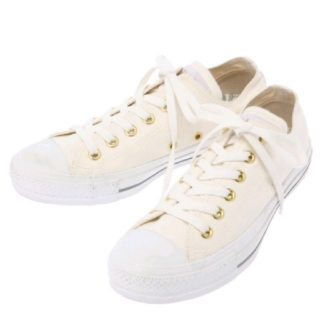 アースミュージックアンドエコロジー(earth music & ecology)のconverse×earth ALL STAR ローカット スニーカー  白(スニーカー)