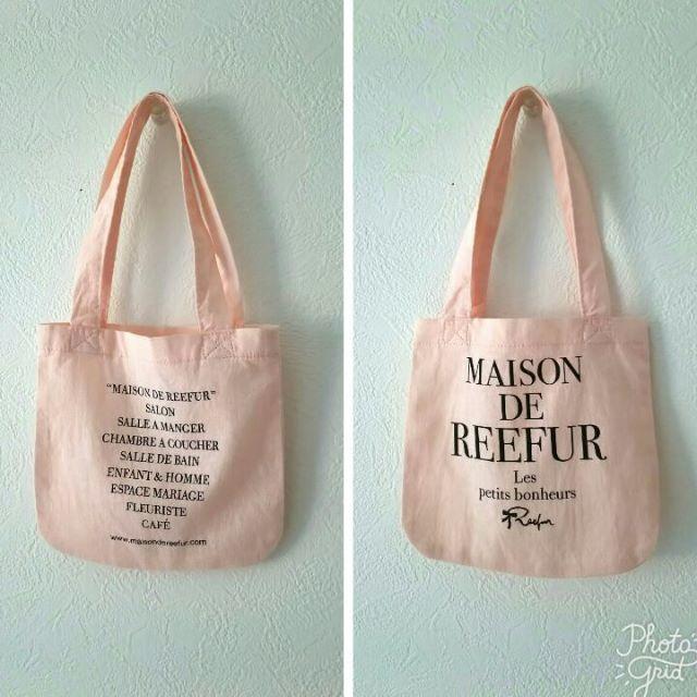 Maison de Reefur(メゾンドリーファー)のメゾン ド リーファーREEFURミニサイズ ショッパーピンクS梨花さんmuse レディースのバッグ(ショップ袋)の商品写真