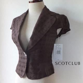 スコットクラブ(SCOT CLUB)の新品　スコットクラブ　レディース レース　シャツジャケット　(シャツ/ブラウス(半袖/袖なし))