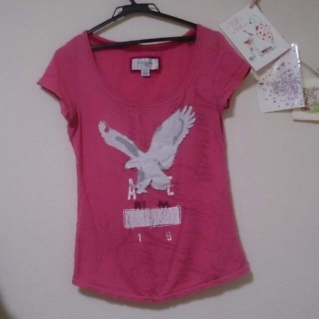 American Eagle(アメリカンイーグル)のAE☆古着Ｔシャツ レディースのトップス(Tシャツ(半袖/袖なし))の商品写真