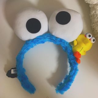 セサミストリート(SESAME STREET)のBIG目玉エルモミニモッピー付きカチューシャ(キャラクターグッズ)