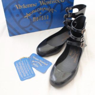 ヴィヴィアンウエストウッド(Vivienne Westwood)の【ペコリ＊プロフ必読様専用】ヴィヴィアンウエストウッド×メリッサ☆3連ベルト(ハイヒール/パンプス)