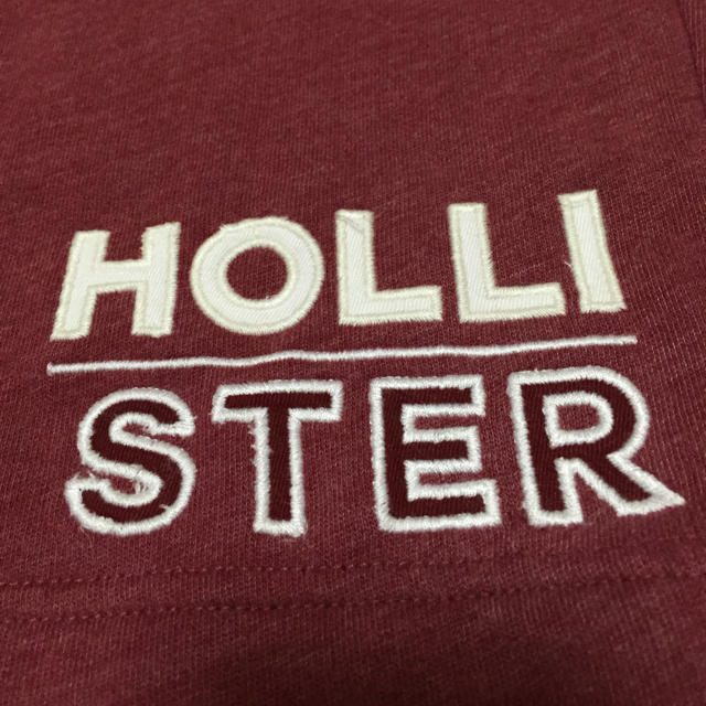 Hollister(ホリスター)の新品未使用 Mサイズ ホリスター スウェットショーツ バーガンディ メンズのパンツ(ショートパンツ)の商品写真