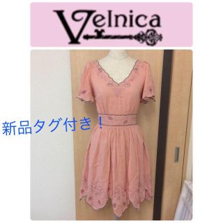 ヴェルニカ(Velnica)のヴェルニカ 刺繍ワンピース(ひざ丈ワンピース)