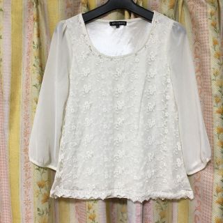 ミッシュマッシュ(MISCH MASCH)の＊美品＊花柄レースブラウス、ノエラ、ダズリン、フェルゥ、anysis系(シャツ/ブラウス(長袖/七分))