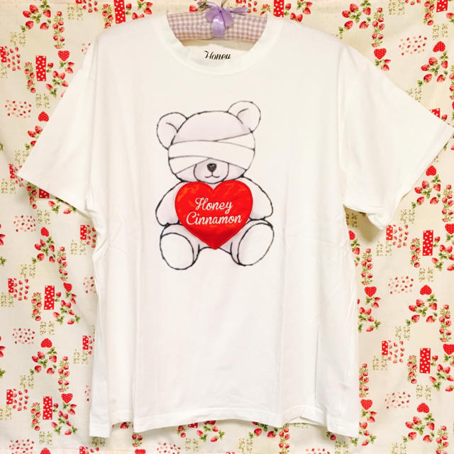 Honey Cinnamon(ハニーシナモン)のHoney Cinnamon Ｔシャツ レディースのトップス(Tシャツ(半袖/袖なし))の商品写真