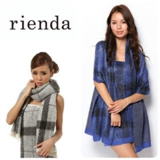 rienda(リエンダ)のrienda ストールセットベアワンピース レディースのワンピース(ミニワンピース)の商品写真