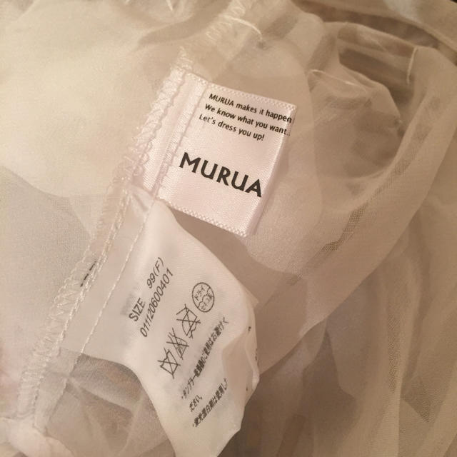 MURUA(ムルーア)のMURUA レース トップス ムルーア レディースのトップス(カットソー(半袖/袖なし))の商品写真