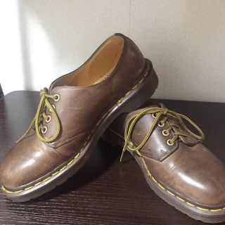 ドクターマーチン(Dr.Martens)のDr.Martens ドクターマーチン 4ホール 茶 イングランド製 SIZE7(ブーツ)