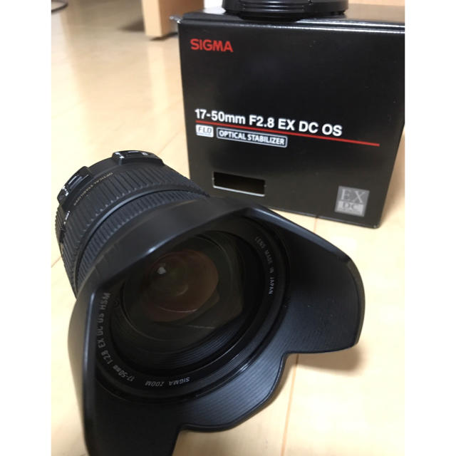 SIGMA(シグマ)のSIGMA 17-50mm F2.8 EX DC OS HSM キヤノン用 スマホ/家電/カメラのカメラ(レンズ(ズーム))の商品写真