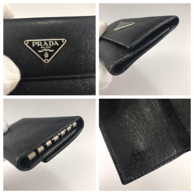 PRADA(プラダ)の確実正規品‼️PRADA プラダ サフィアーノレザー キーケース ZR5③ メンズのファッション小物(キーケース)の商品写真