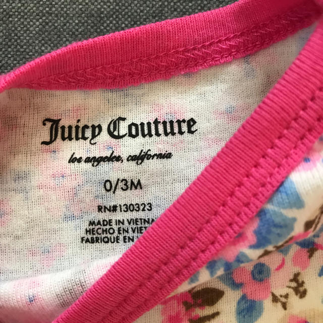 Juicy Couture(ジューシークチュール)のvanilla様専用です。送料無料新品ジューシーク0-3month キッズ/ベビー/マタニティのベビー服(~85cm)(ロンパース)の商品写真